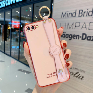 oppor11pluskt手机壳女款电镀腕带oppo防摔r11st简约r11镜头全包r11s