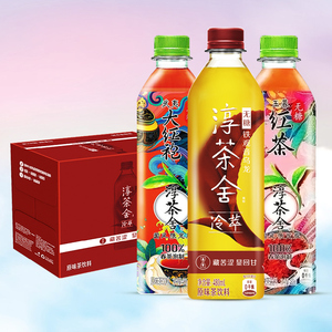 可口可乐淳茶舍绿茶红茶普洱铁观音乌龙480ml*12瓶整箱无糖茶饮料
