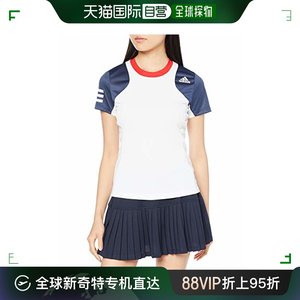 【日本直邮】Adidas阿迪达斯 女士网球短袖T恤M 白色 GH7236