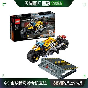 【日本直邮】LEGO乐高积木技术特技摩托车42058小颗粒拼插玩具模