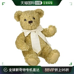 【日本直邮】Sun Arrow熊熊收藏系列毛绒玩偶蝴蝶结咖喱熊L号30cm