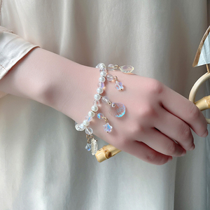 【星海贝壳】汉服配饰手链古风仙气流苏古典手串琉璃贝壳夏季手饰