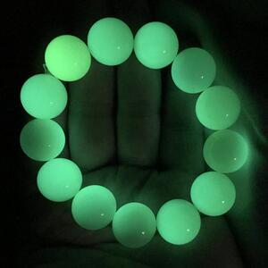 夜光石原石天然手串