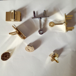 包配件锁扣包包五金diy皮具箱包凯丽包配件维修插锁五金扭锁磁扣