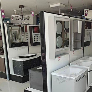 浴室柜展示架,水台盆,洗手池,样品展示架!多功能展柜展板展架