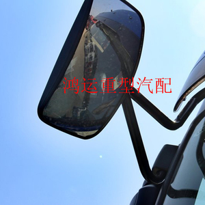 适用于福田欧曼货车配件欧曼ETX前下视镜车头方镜补盲镜广角镜子