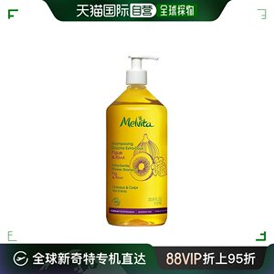 欧洲直邮Melvita蜜威特有机无花果奇异果洗发沐浴二合一1000ml