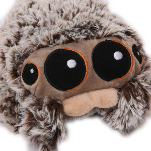 外贸小蜘蛛卢卡斯玩具 毛绒玩具 昆虫类跳蛛公仔lucas the spider