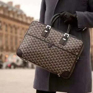高雅德goyard戈雅男包狗牙包手提公文包斜挎笔记本电脑包
