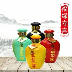 龙江家园白酒福禄寿喜浓香型坛酒整箱