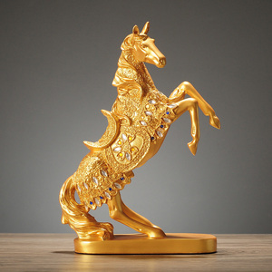 装饰品马摆件房间酒柜玄关客厅创意办公室桌面中式工艺家居小摆设