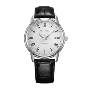 海鸥男女士情侣手表自动机械表简约日历官方旗舰店品质D819.636