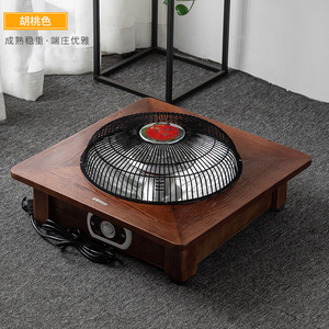实木电火盆取暖器速热节能小太阳电烤炉家用宿舍烤火器小型烤火炉