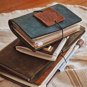 捡漏限量瑕疵本复古牛皮本手帐本牛皮记事本日记本笔记本