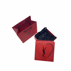 YSL/圣罗兰口红礼盒小金条包装礼品纸袋香水气垫爱心空盒子手提袋