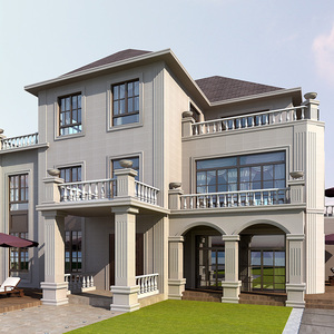 乡村家用别墅罗马柱瓷砖农村外墙砖300x600仿大理石大门柱子瓷砖