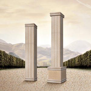 300x600罗马柱瓷砖乡村家用大门柱子农村别墅外墙砖仿大理石墙砖