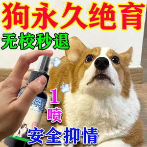 狗狗避孕药长效母狗绝育药猫咪发情抑制药宠物狗抑制发情禁情喷雾