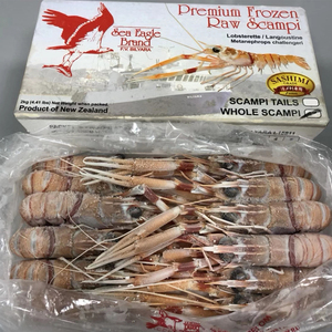 新鲜南极深海海鲜螯虾 新西兰小龙虾scampi斯干比2号 2000g装