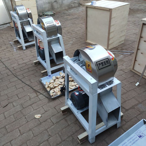 中药材切片机商用干湿药草枝斜片机家用大功率电动玛卡天麻切片机