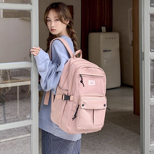 书包女初中生大容量大学生可放15.6寸电脑双肩高中生旅游旅行背包