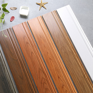 白色踢脚线瓷砖仿木纹地脚线贴脚线北欧风客厅仿古木地板地角边线