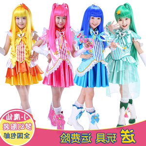 魔法战士魔力纯心裙子小魔仙衣服套装女童公主裙演出服万圣节儿童