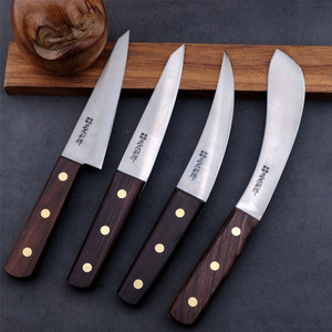 正广全钢肉类加工刀本烧剔骨刀屠宰剔肉分割剥皮专业肉铺日本进口