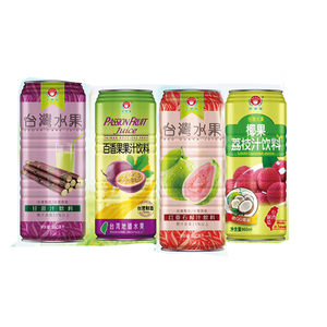 台湾水果饮料宏金富红番石榴汁饮料960ml红芭乐甘蔗百香果汁4瓶入