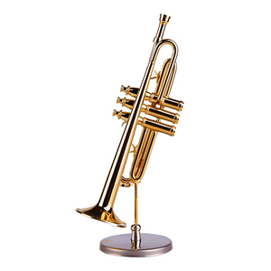 欧圣英仿真乐器摆件小号工艺品大号喇叭萨克斯家居饰品创意品摆件