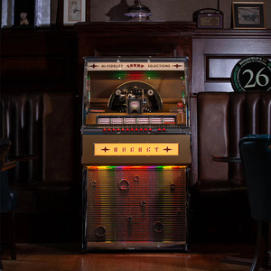 黑胶点唱机jukebox老式大型投币唱片机留声机音箱萌果之家