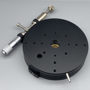 精密手动旋转台 r轴微调平台 光学转台 gmt mr110-al 台面110mm