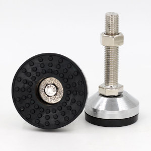 重型防滑防震脚杯碳钢设备底脚m16m24固定地脚螺丝机械调节支撑脚