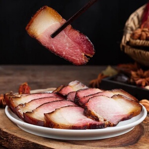 云南腊肉2斤昭通腊五花肉农家自制烟熏特产肉柴火后腿腊肉500g四