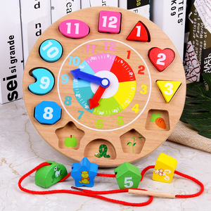 一年级认钟表时间幼儿园教具早教 3-4岁儿童日历数字时钟认知玩具