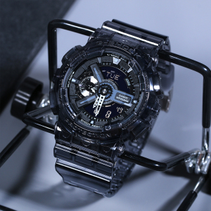 卡西欧g-shock冰韧透明高级灰手表男ga-110ske-8/900ske/2000ske