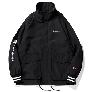 冠军车外套男2020新款潮流帅气情侣款男士教练夹克潮牌男装衣服女