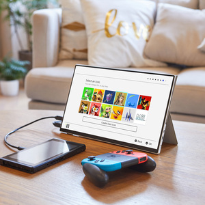 GoBigger15.6寸PS4k显示器扩展触摸屏幕电脑手机外接投屏