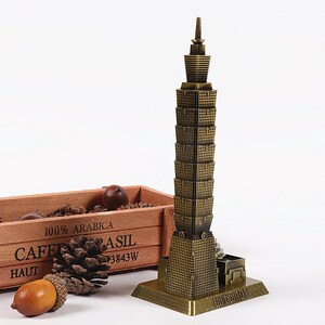 台湾建筑模型台北101大楼地标摆件 旅游纪念品