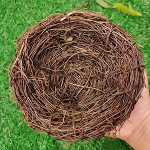 草编鸟窝玄凤麻雀斑鸠文鸟珍珠植物藤编小鸟巢繁殖窝保暖挂窝用品