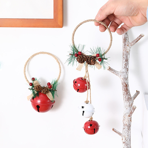 圣诞节铃铛吊饰装饰空中创意风铃挂饰女生幼儿园新年环创教室墙面