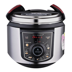 正品新款 厂家直销红双喜电压力锅电饭煲6l机械型电高压锅底盘加