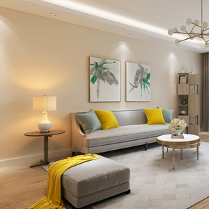 暖色系现代简约壁纸卧室床头客厅电视背景墙北欧纯色素色防水墙纸