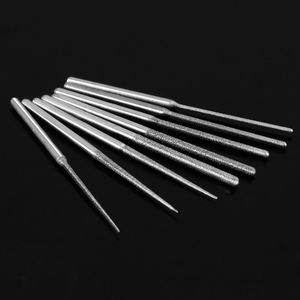 金刚砂磨针加长玉石打磨抛光工具文玩翡翠雕刻珍珠扩孔细砂尖磨头