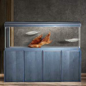 睿美rame鳞影1127专业1龙鱼缸干湿分离鱼便分离器实木静音变频