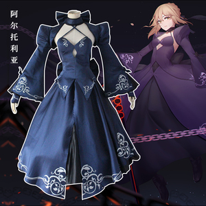 fate/命运之夜黑saber礼服 剑士服 阿尔托利亚 saber cos服