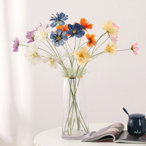 泰环  复古油画菊仿真花美式塑料假花花艺师配花客厅餐桌装饰摆件