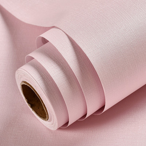 防水自粘墙纸纯色粉色3d立体北欧风客厅卧室温馨宿舍贴纸10米壁纸