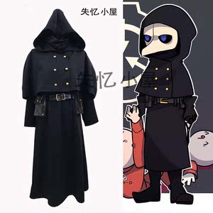 失忆小屋 万圣节瘟疫医生cos服 scp049基金会乌鸦cosplay服装来图