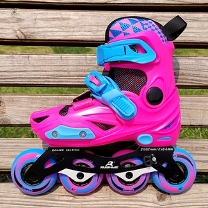 锐士捷5g轮滑鞋儿童直排轮旱冰鞋男女可调溜冰鞋